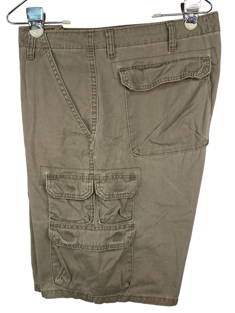 Wrangler Authentic Gray Casual Cargo Shorts Men’s 36W